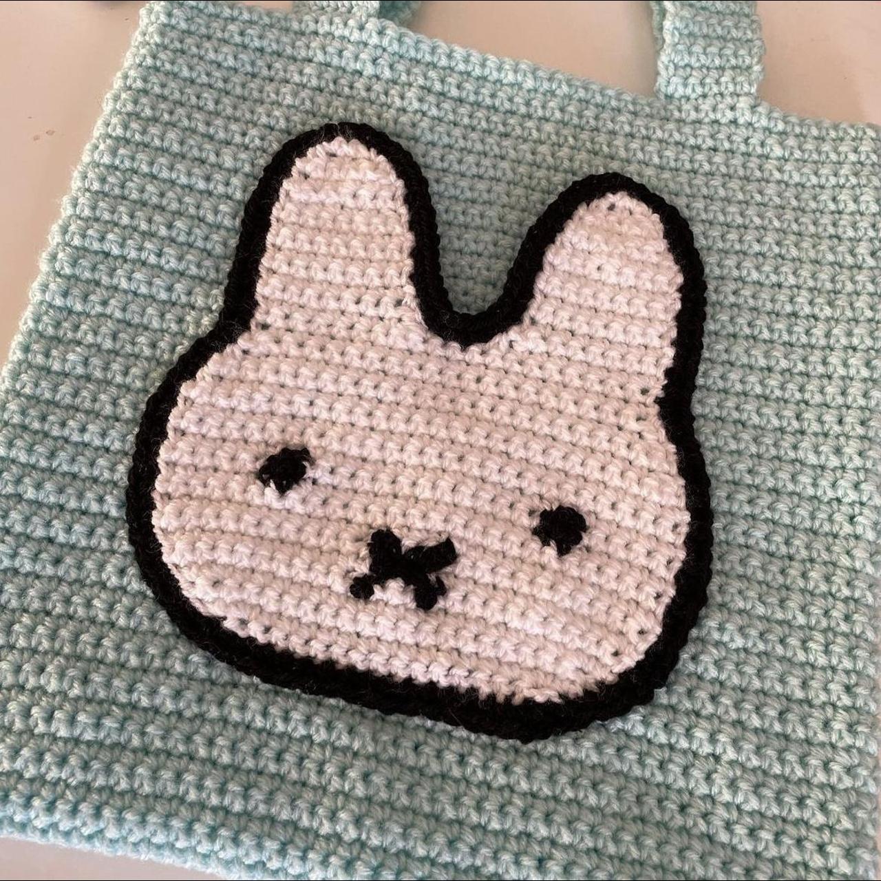 Crochet Miffy Tote Bag with Pocket This cute little... Depop