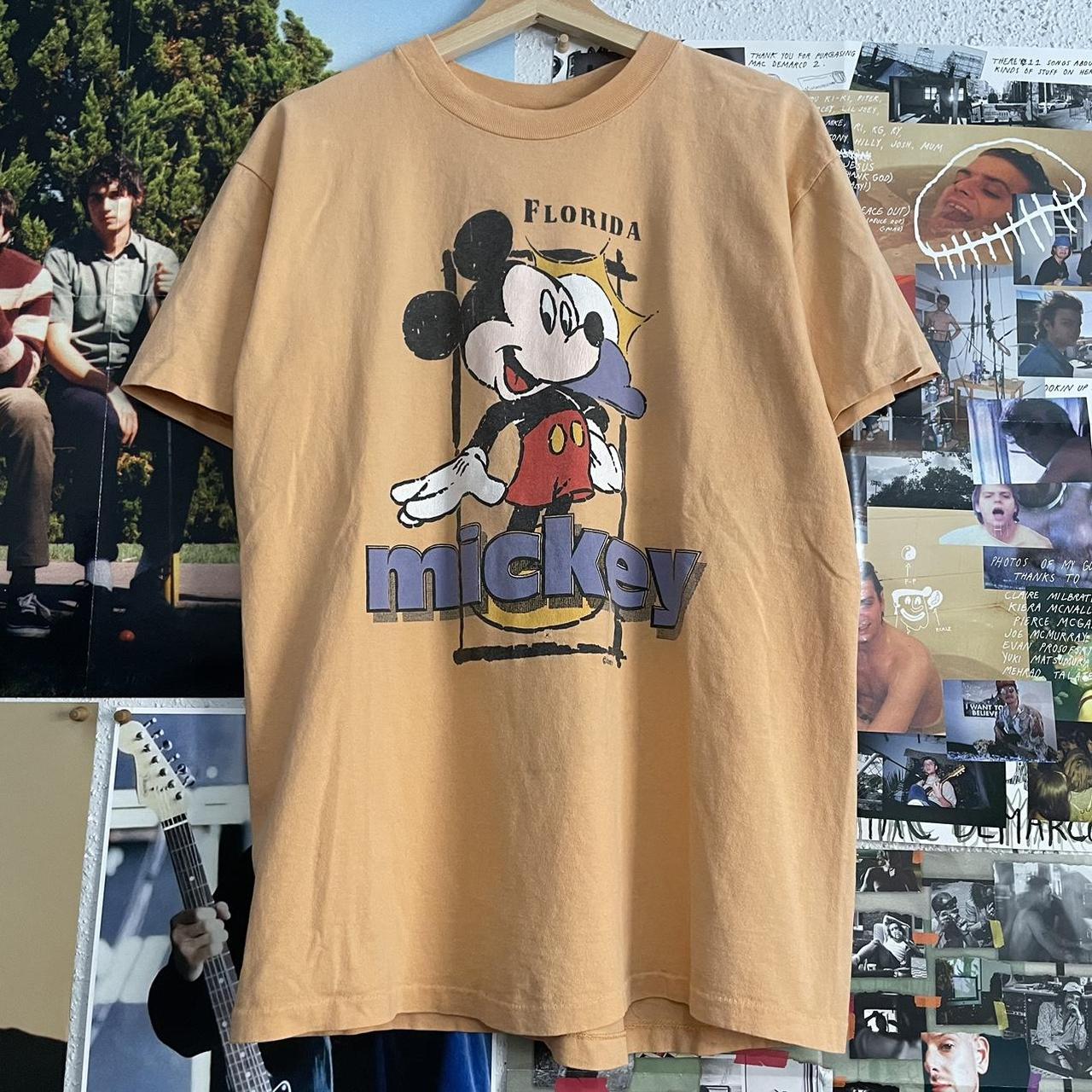 80s Disney Florida Mickey Mouse tee 9/10 condition... - Depop
