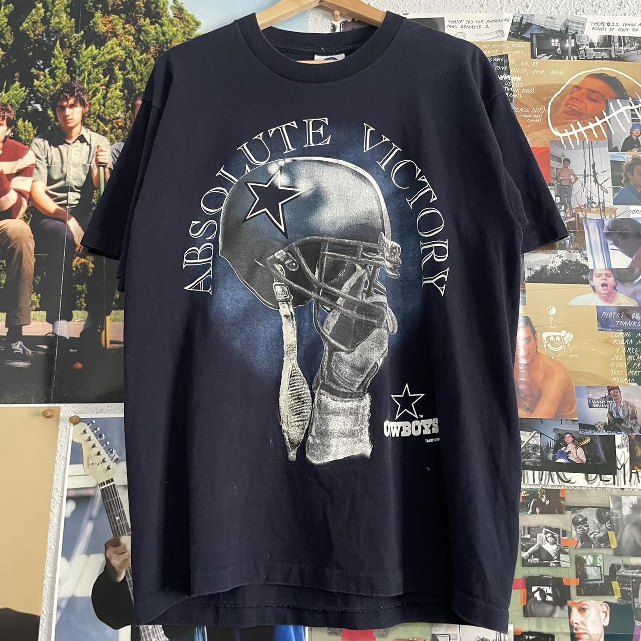 Vintage 1996 Dallas Cowboys “Absolute Victory” Shirt - Depop