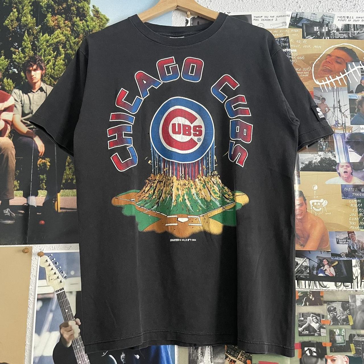 Vintage Chicago Cubs Quarter zip (Tagging Nike for - Depop