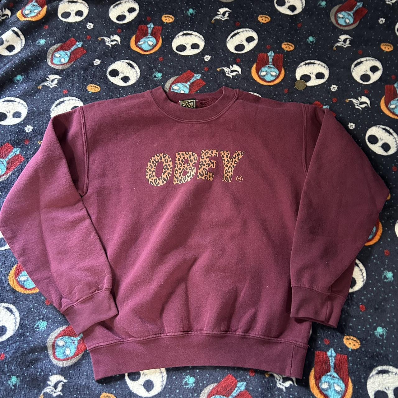 Obey cheetah print sweatshirt best sale