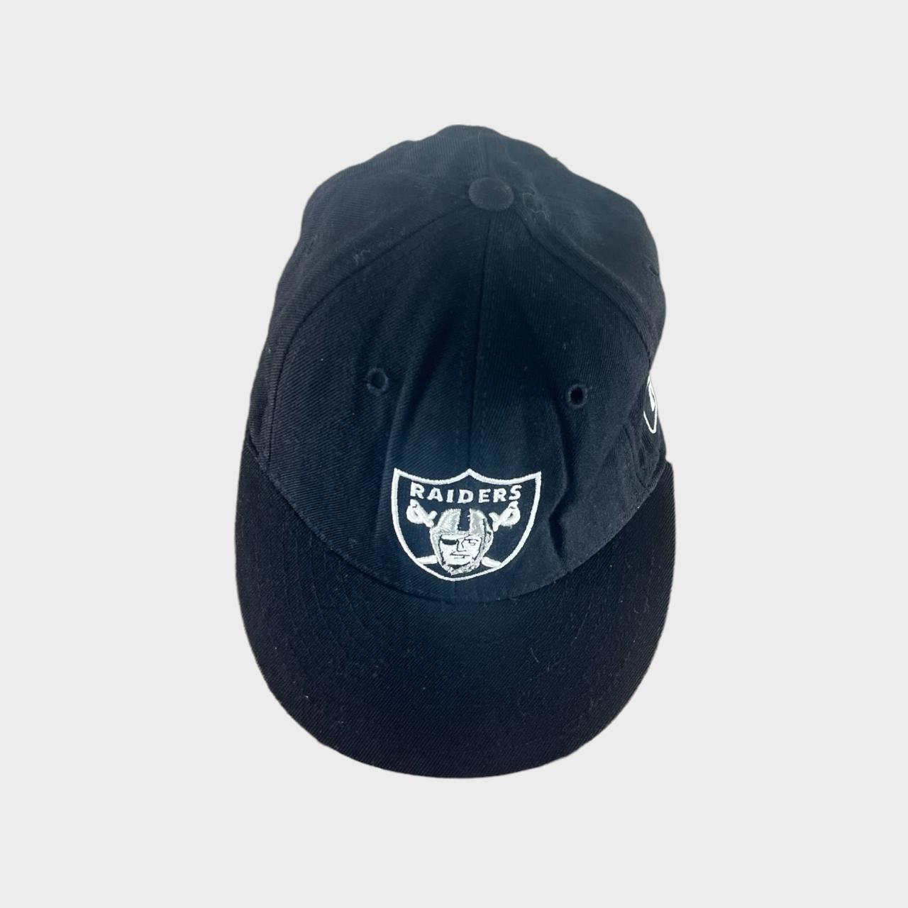 Vintage 90s Raiders Spellout Dad Hat Old Nfl Tag - - Depop