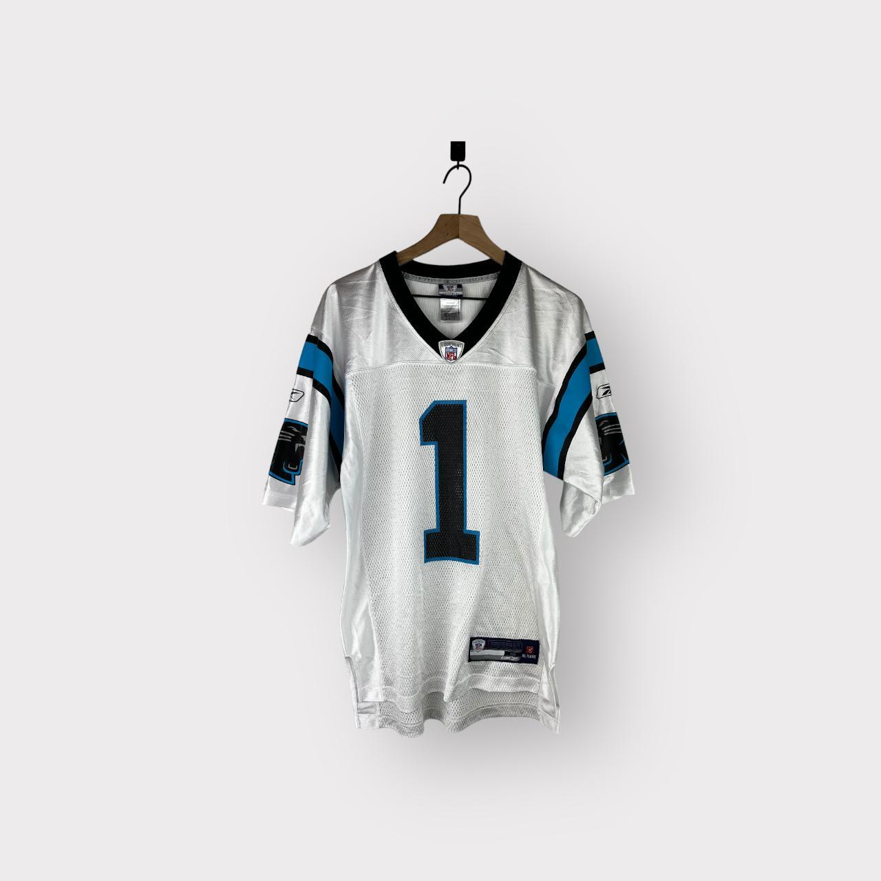 Cam Newton #1 Carolina Panthers Reebok On Field NFL White Jersey