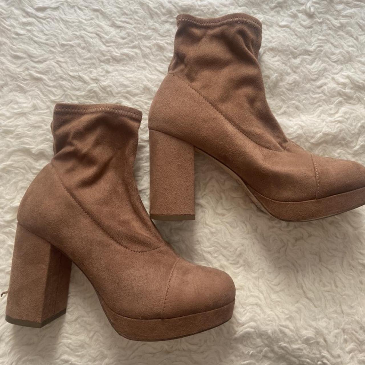 Faux suede ankle outlet boots forever 21