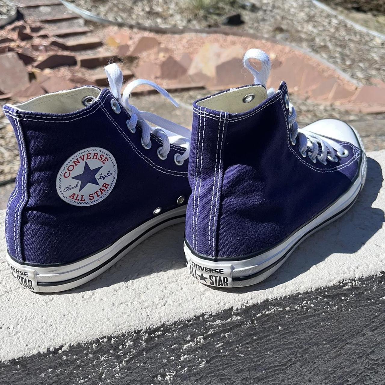 purple converse mens