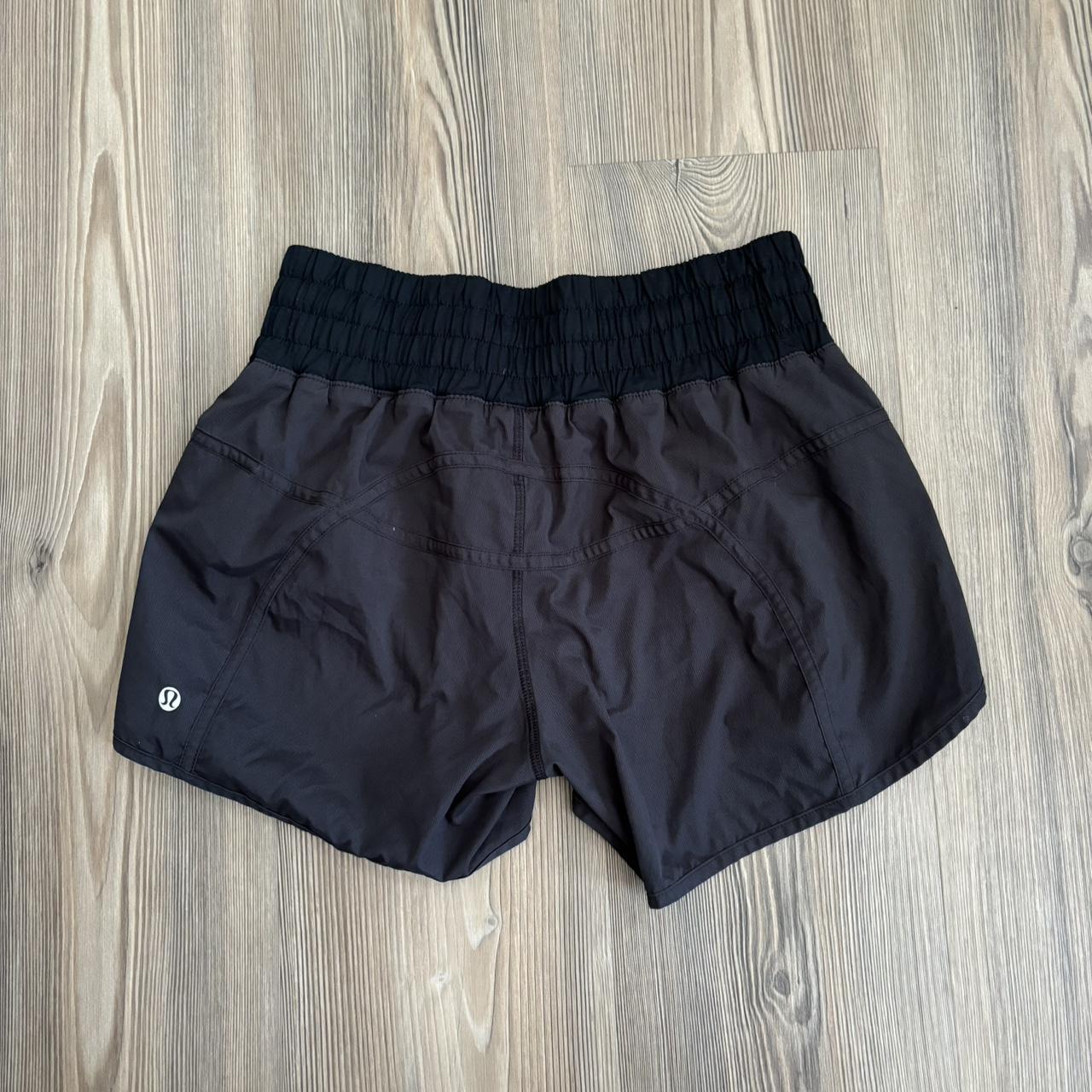 women’s black lululemon shorts size 8. super cute...