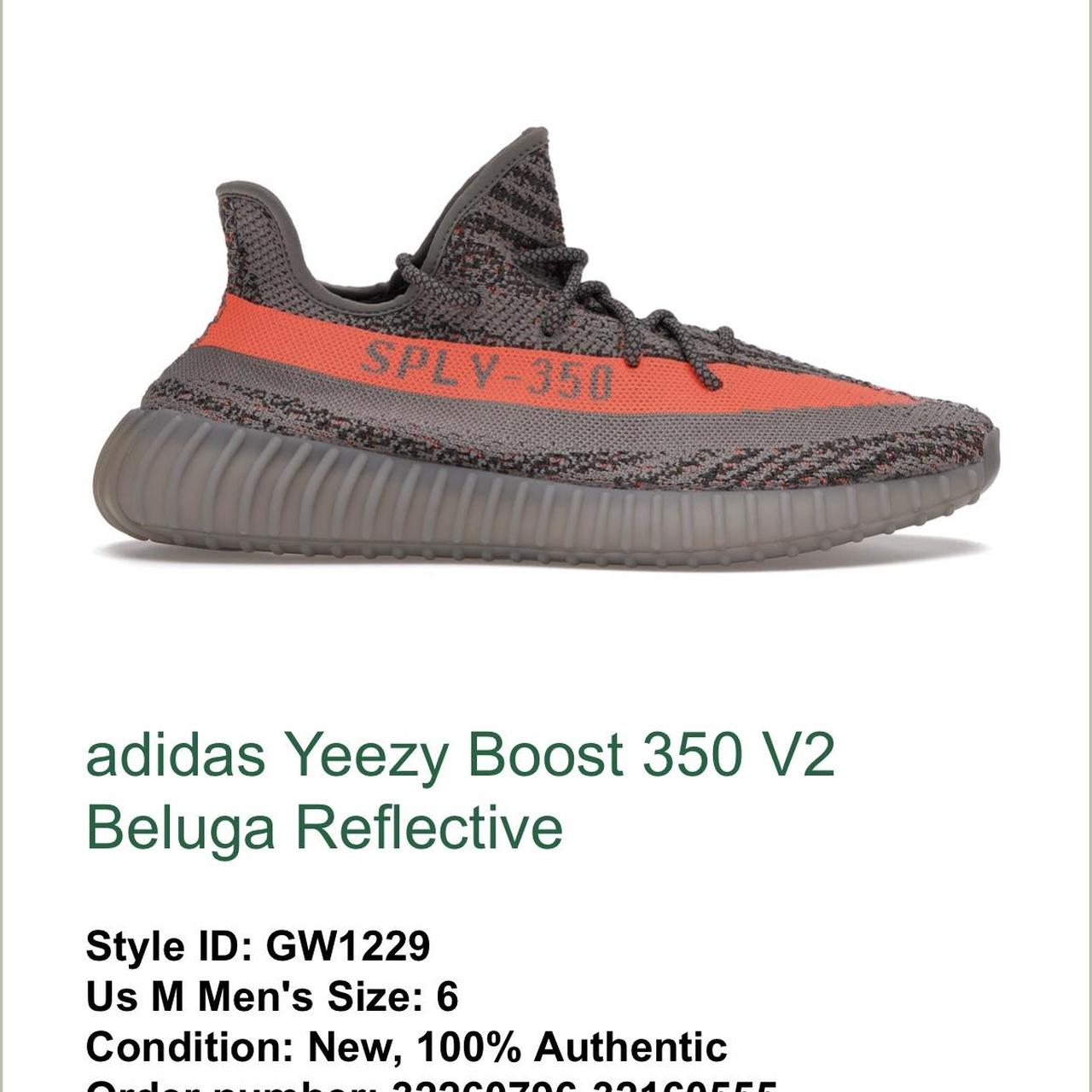 adidas Yeezy Boost 350 V2 Beluga Reflective Men's - GW1229 - US