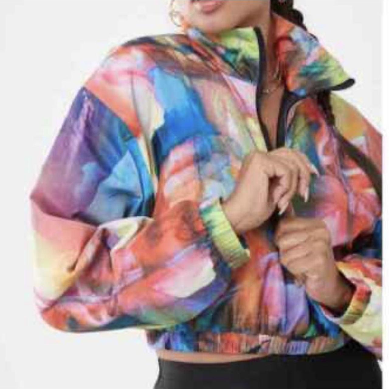 Tie dye windbreaker forever on sale 21