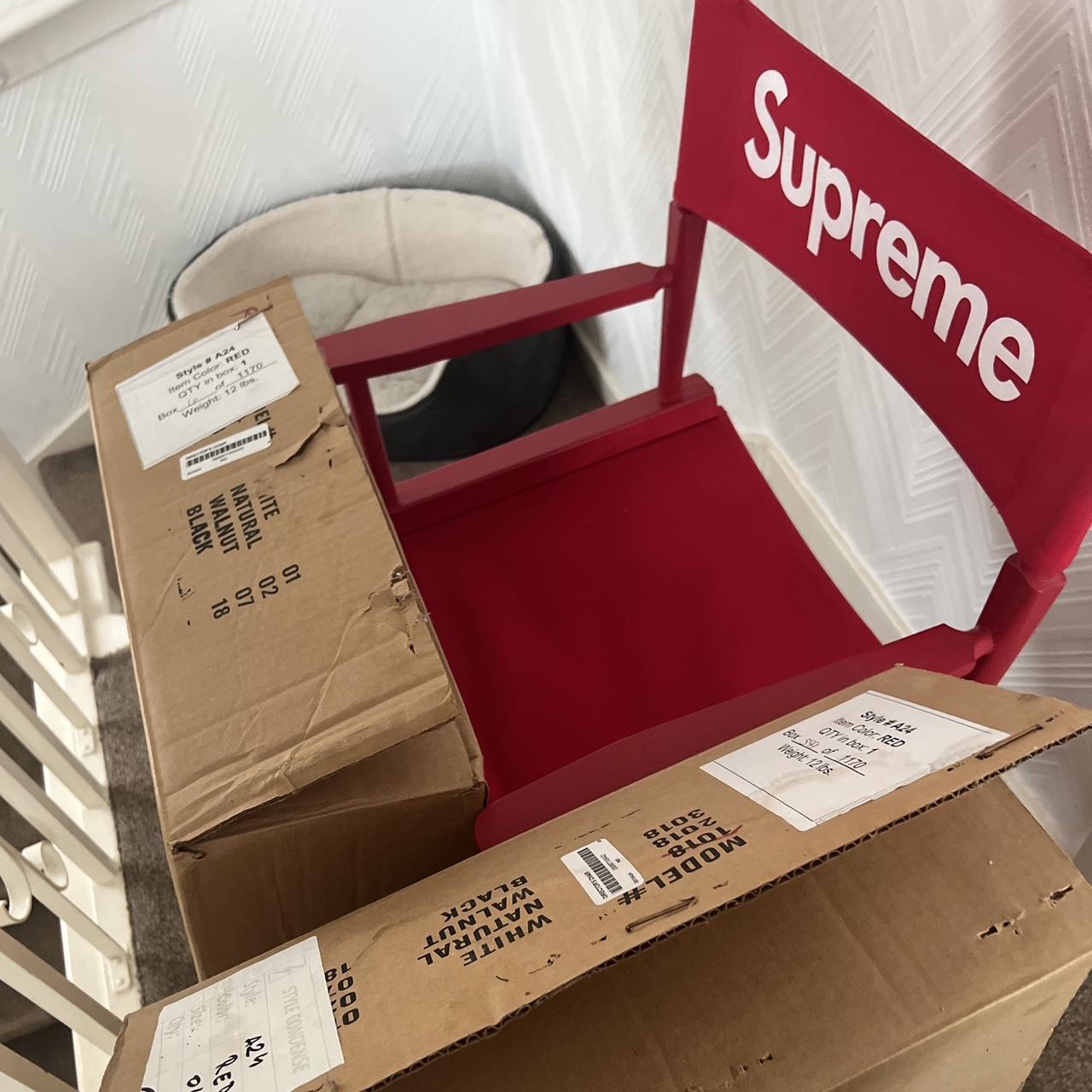 Supreme Directors Chair in Red, brand new and built | Depop Supreme Directors Chair in Red, brand new and built | Depop