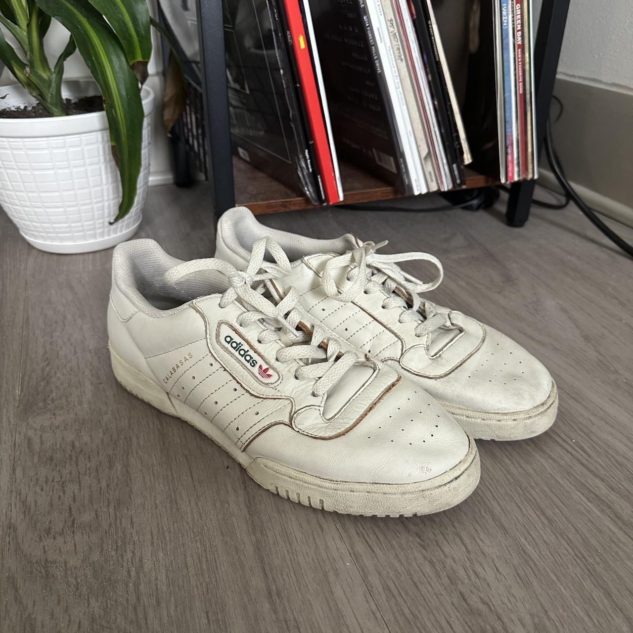 Adidas Yeezy Powerphase Calabasas (Core White Depop