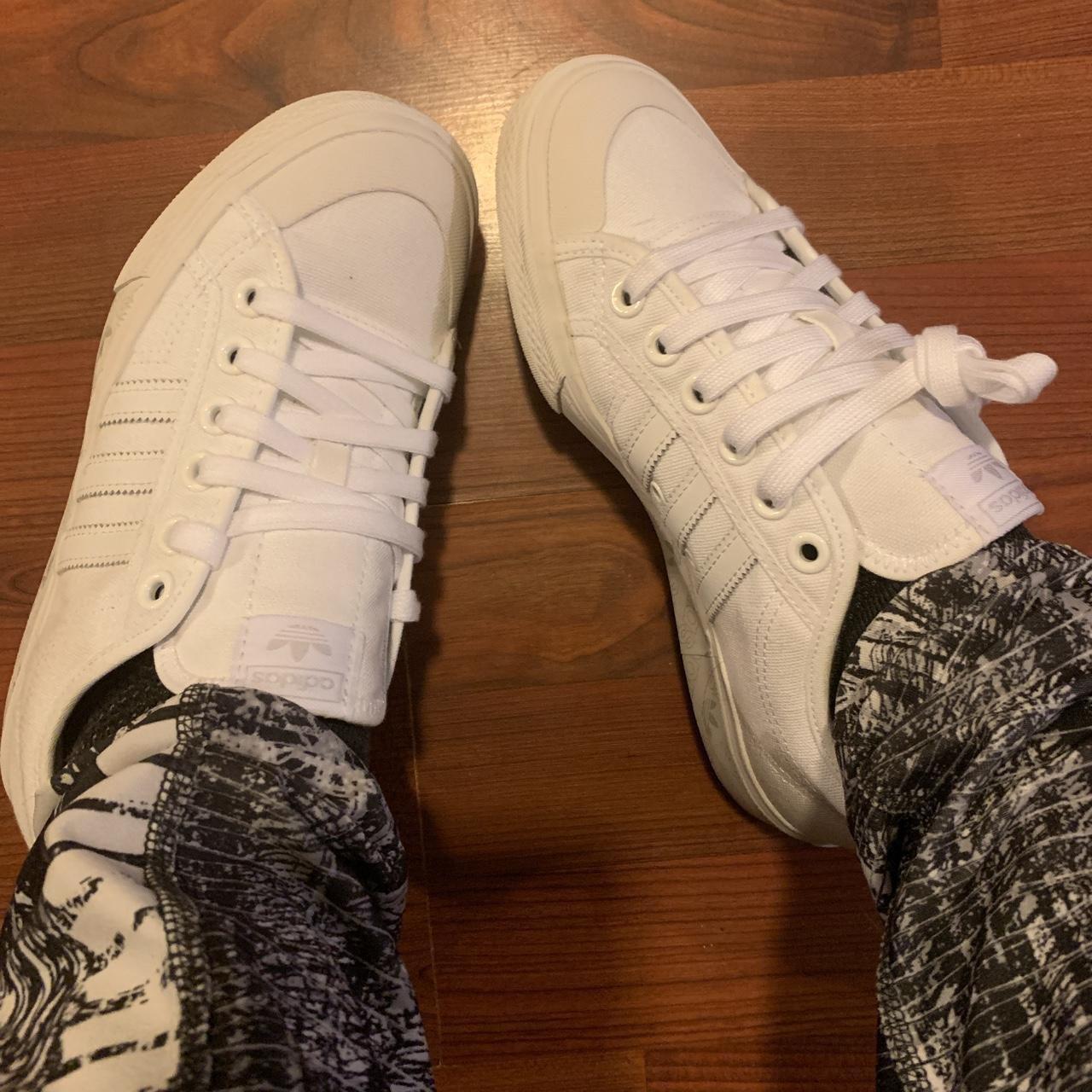 Adidas honey lo white on sale leather