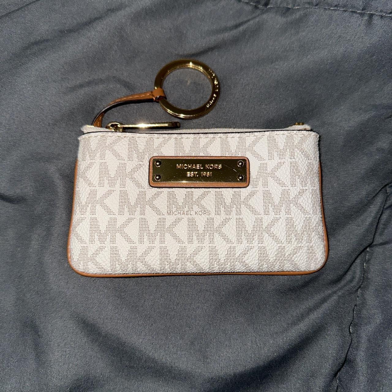 Michael kors small white wallet best sale