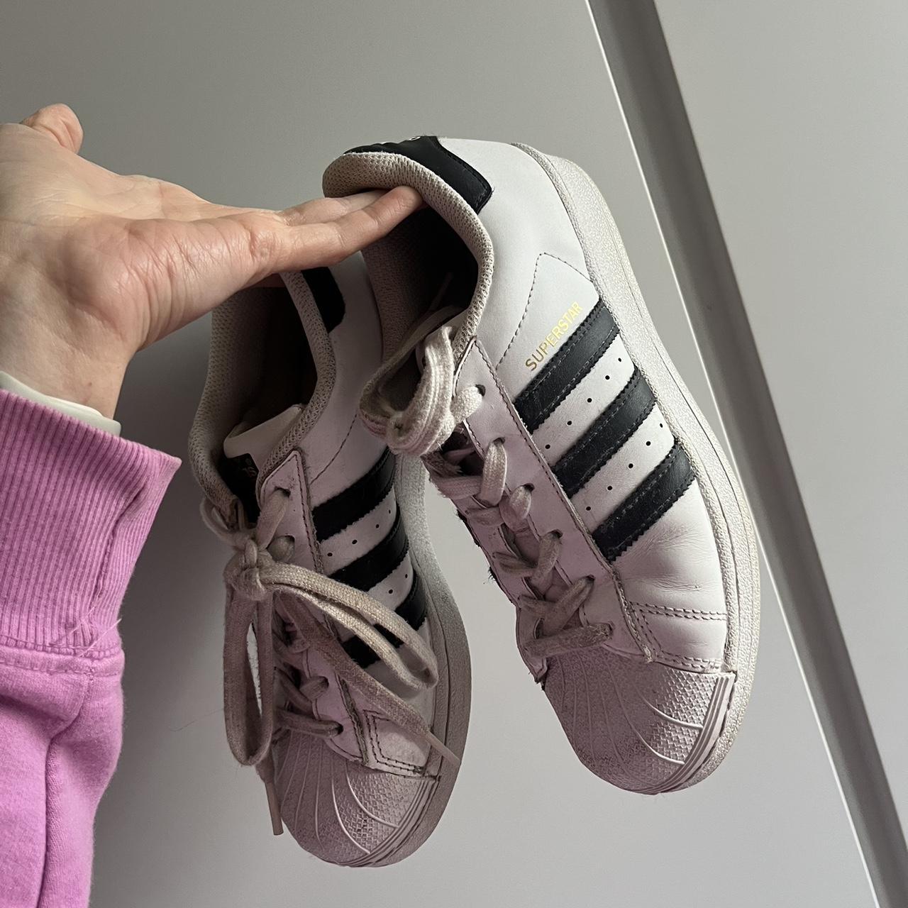 Adidas superstars size uk 4 adidas superstar. Depop