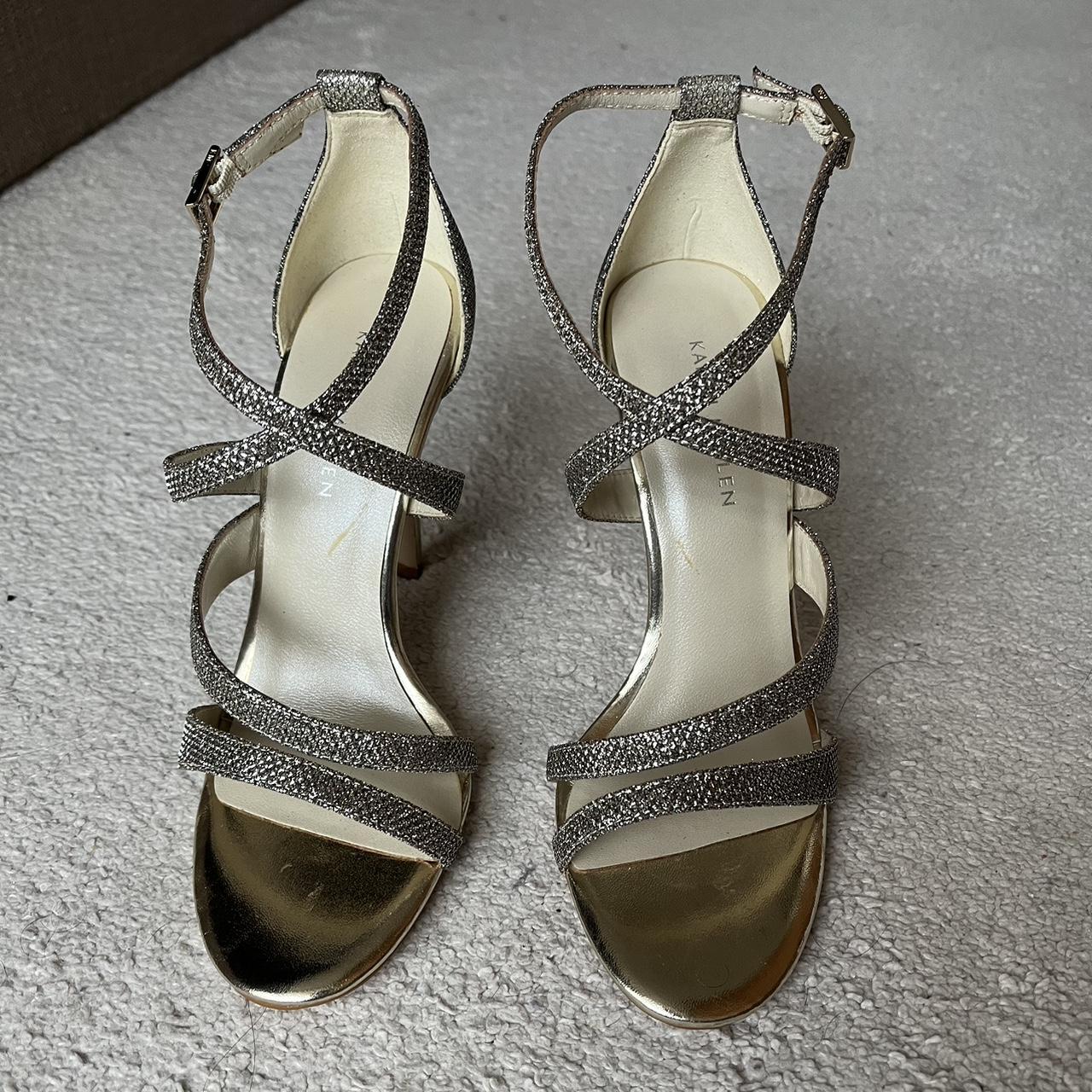 Karen millen best sale gold sandals