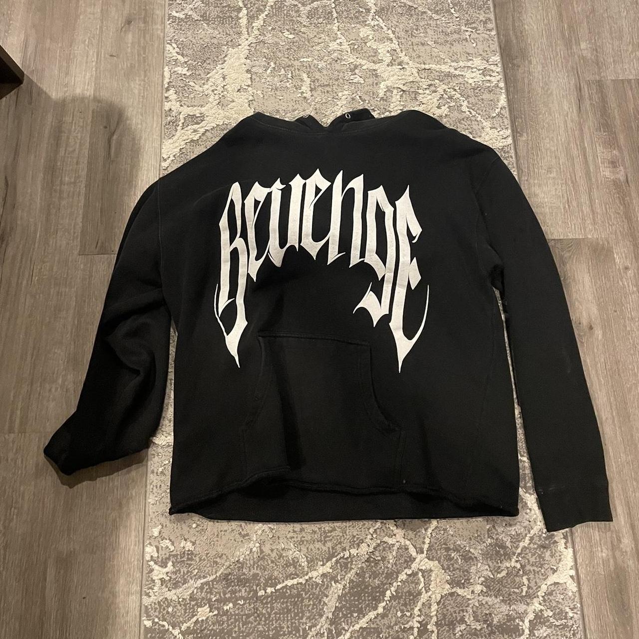 Black Revenge Trippie Redd Smoking Hoodie 8/10 | Depop