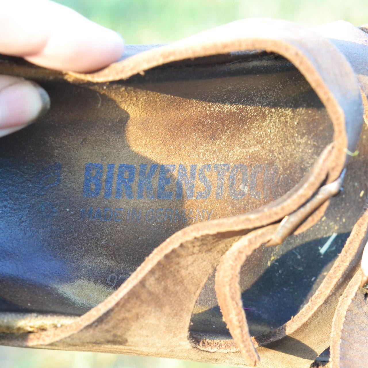 3 strap dark brown birks. I haven't worn them much... - Depop