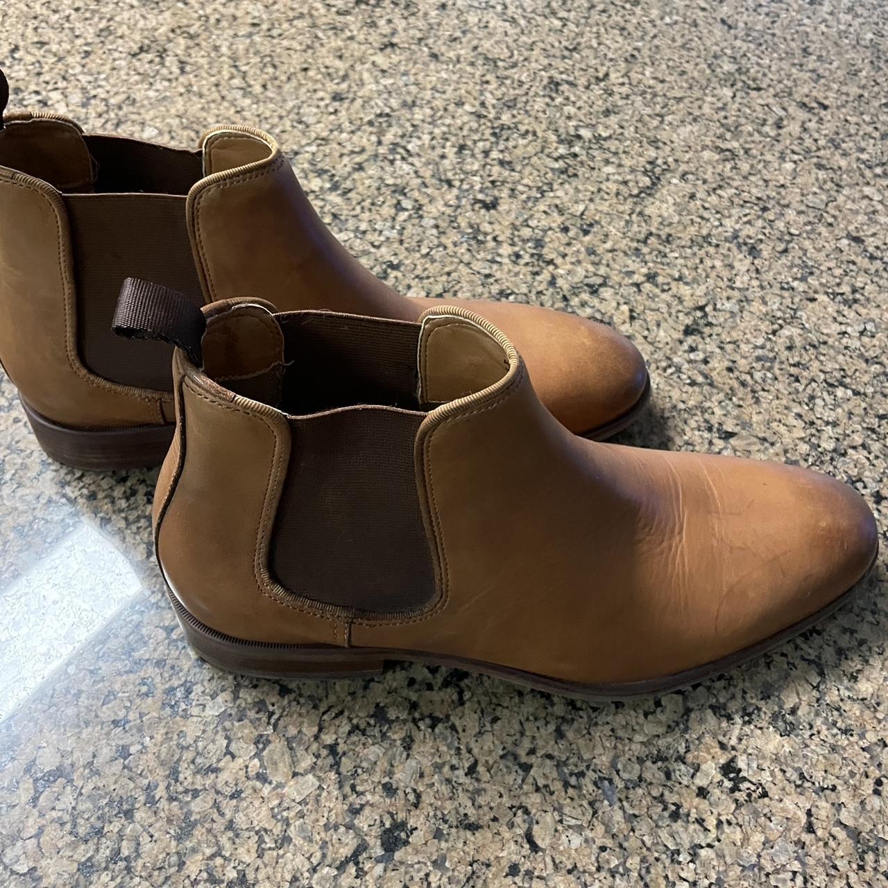 ALDO light brown Chelsea boots. Only have worn once. Depop