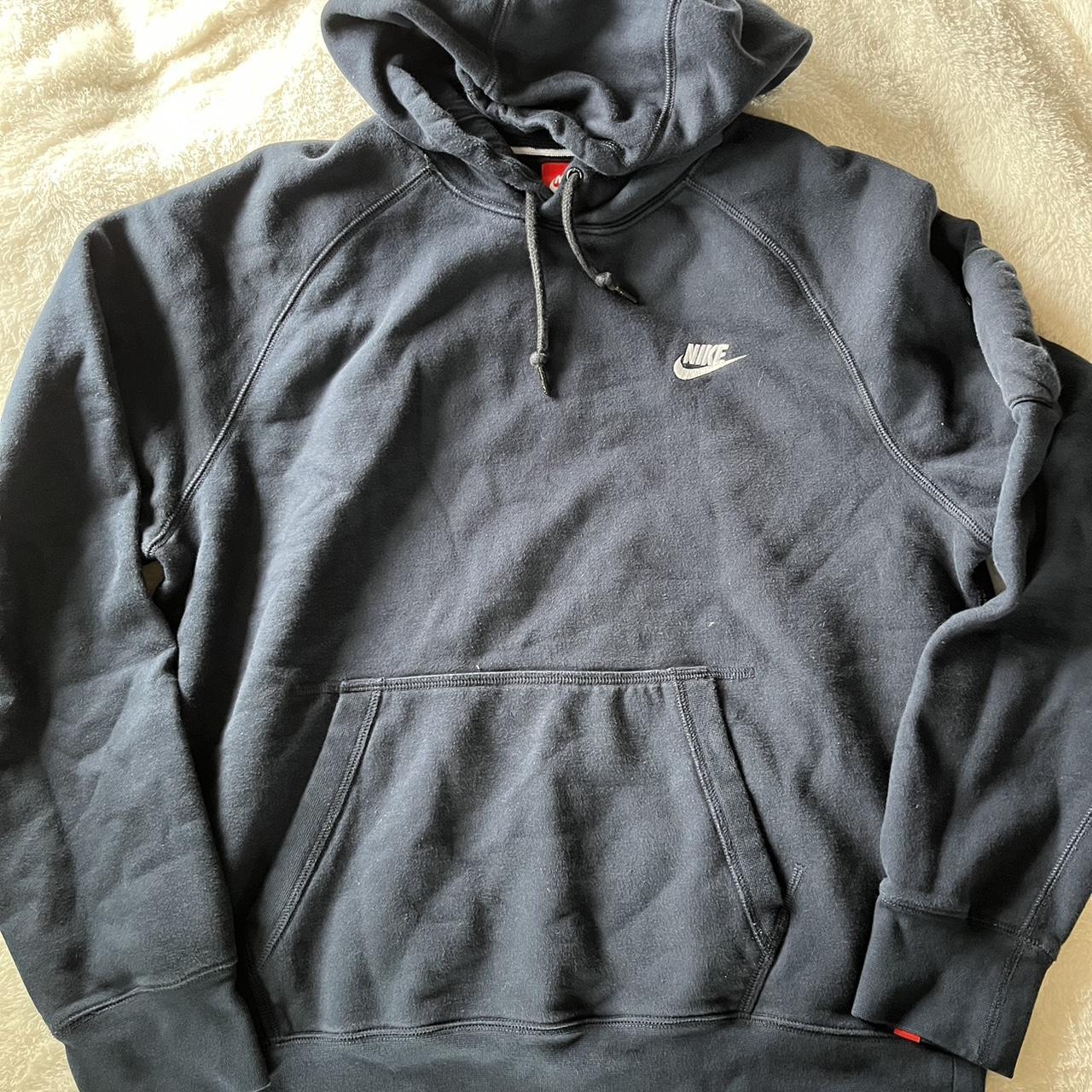 mens nike navy hoodie