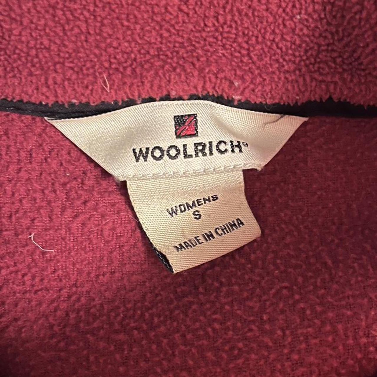 Vintage Woolrich Red Fleece Vest Size - Womens/Mens... - Depop