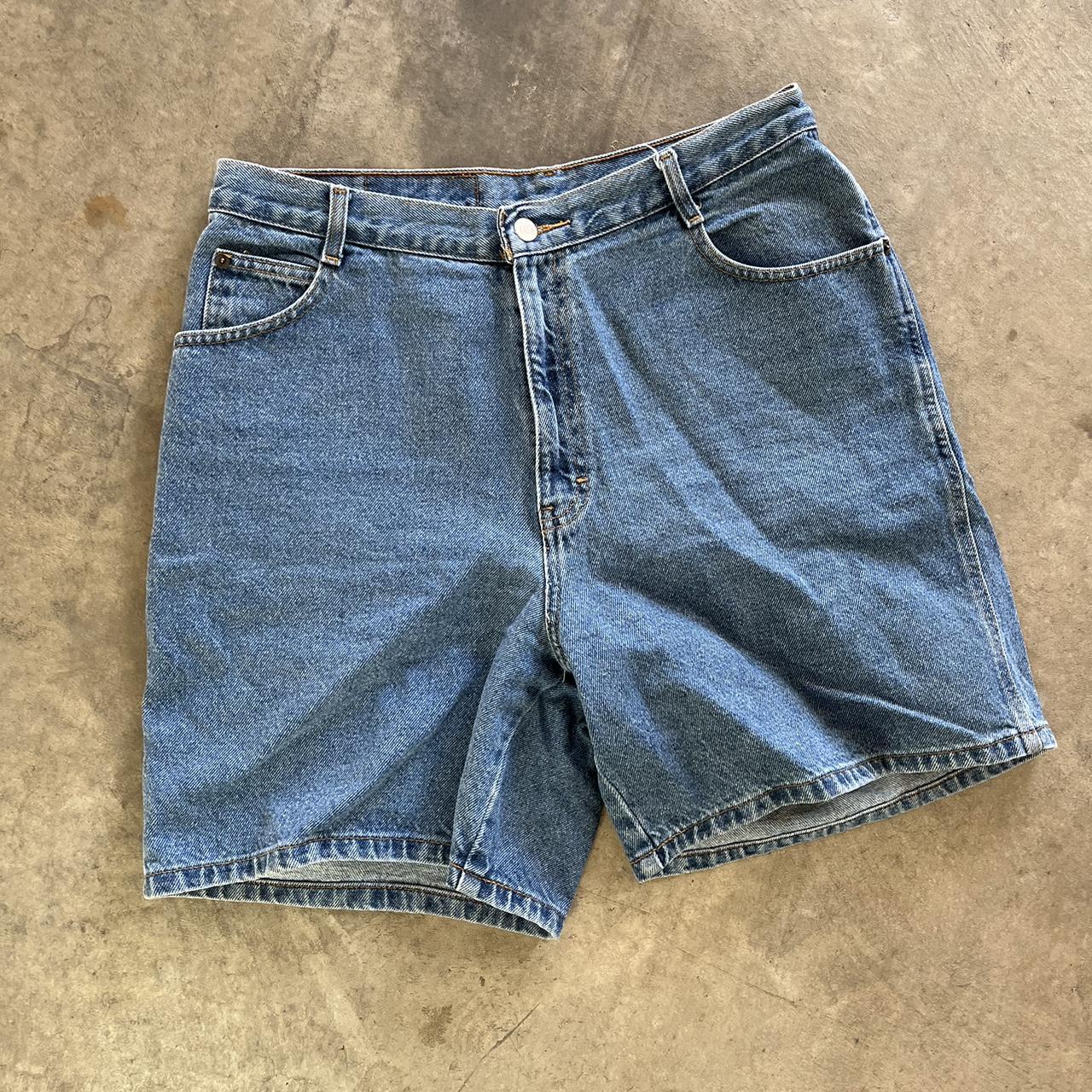 GIANT Brand Jorts Brand - Giant Colors - Blue and... - Depop