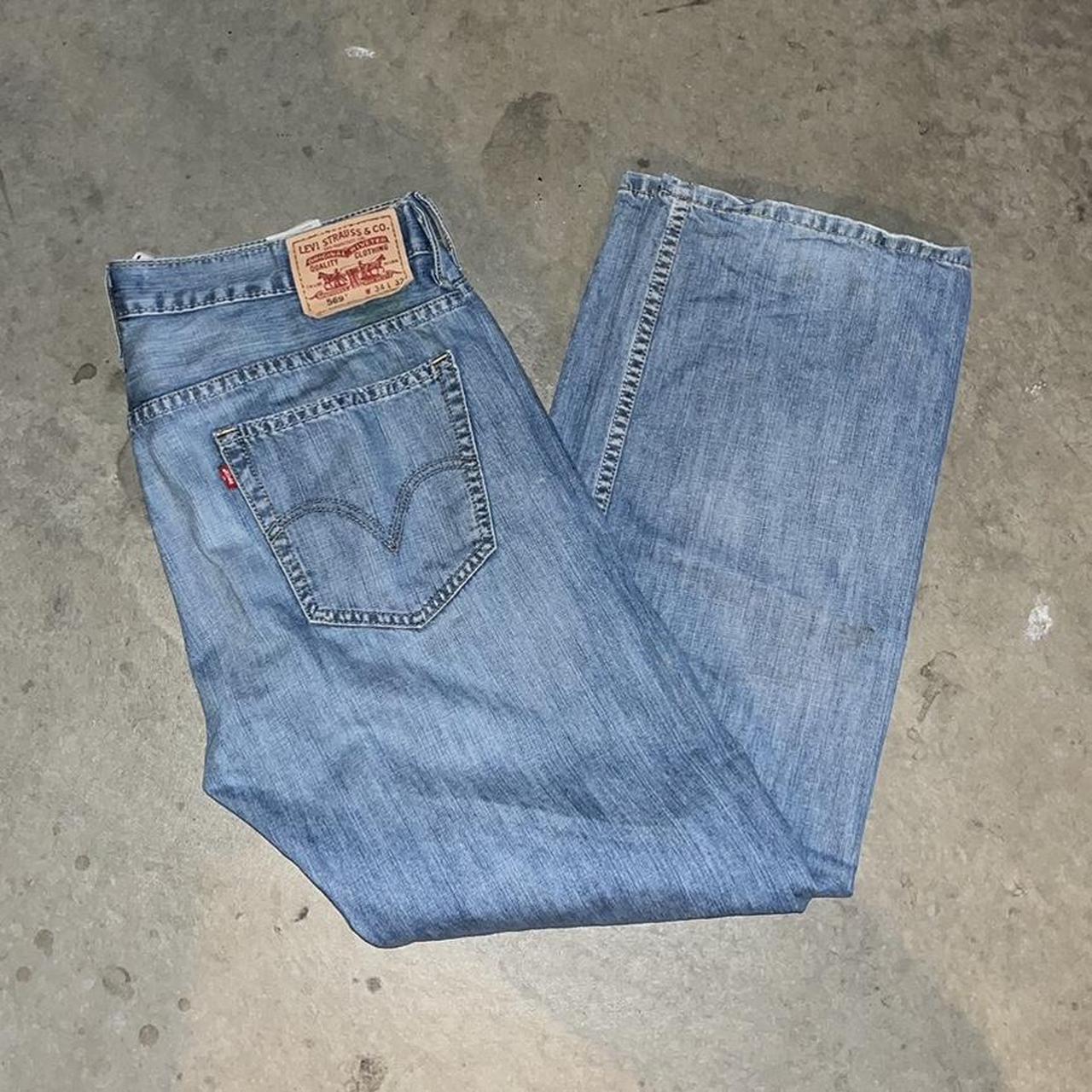 Loose Straight Fit Vintage Levi’s jeans Size -... - Depop