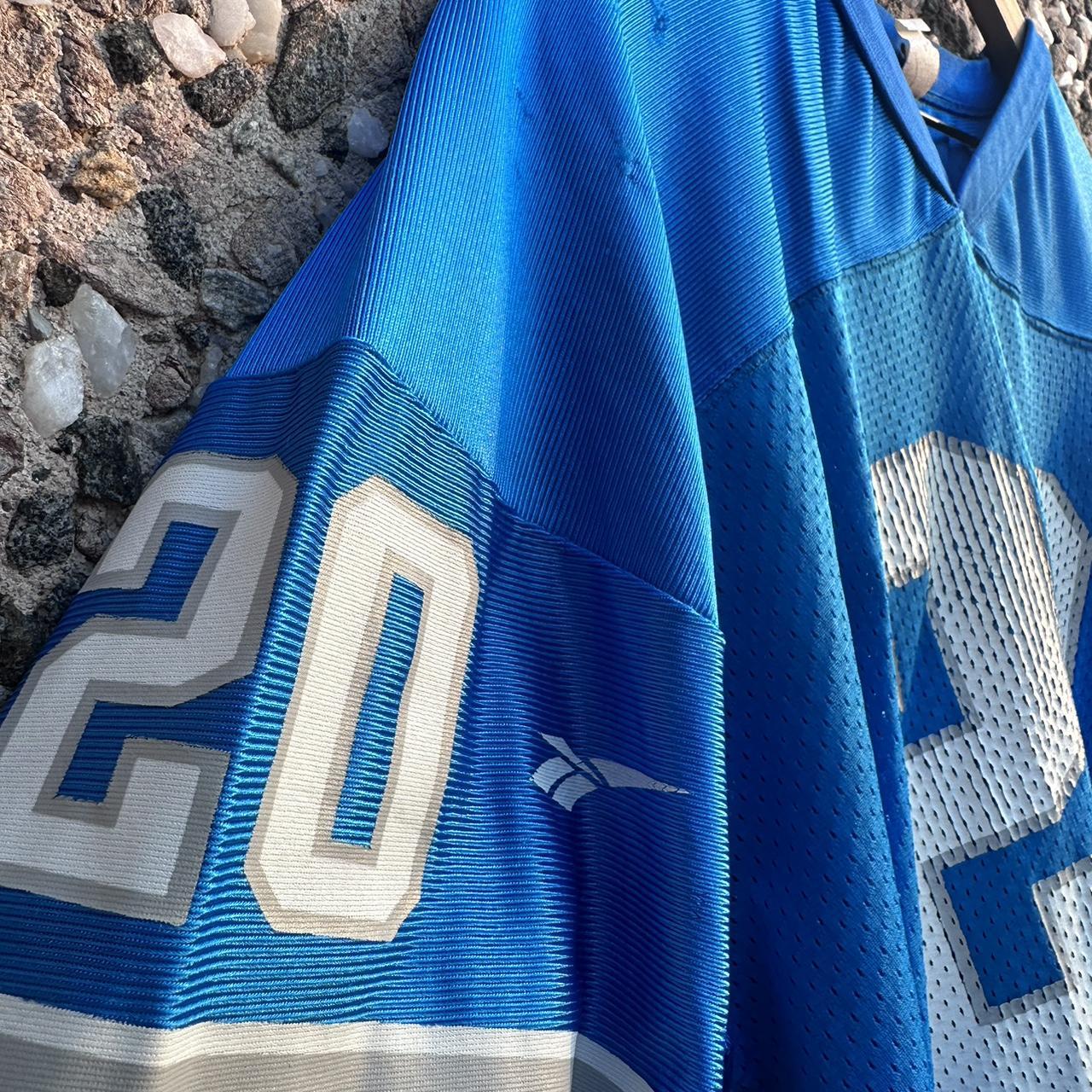 Vintage Logo 7 DETROIT Lions Barry Sanders Jersey - Depop