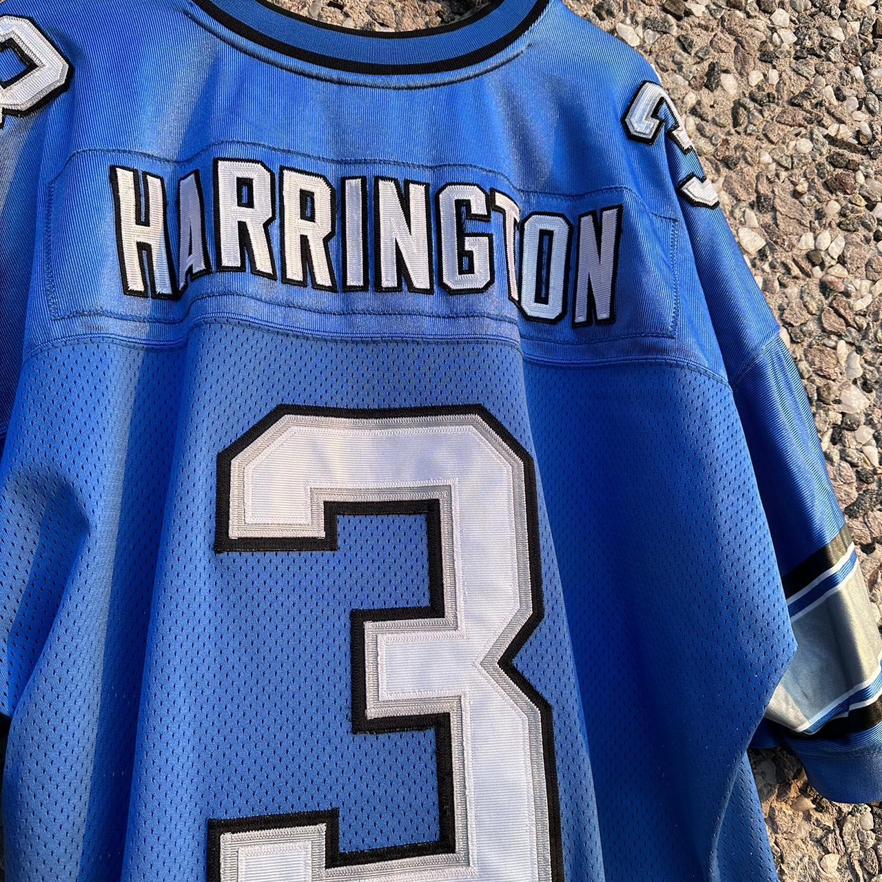 NFL Detroit Lions Joey Harrington #3 Mens Jersey Size XL ( Pit.25 L32in.)