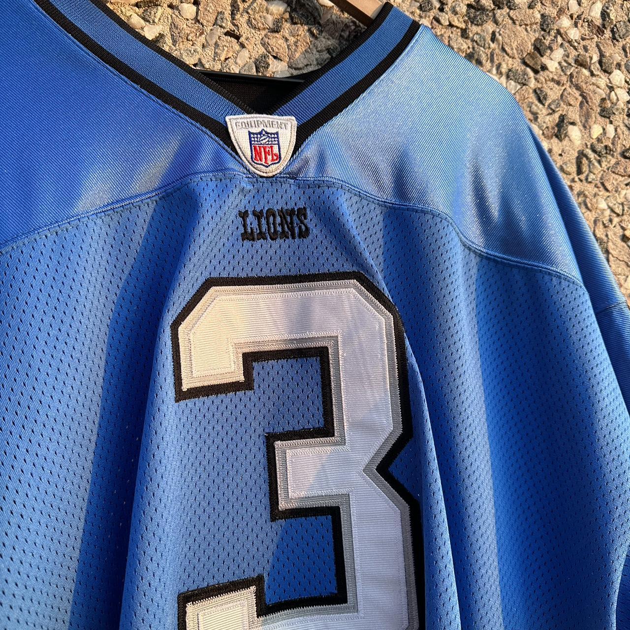 Detroit Lions Joey Harrington #3 Reebok On Field XXL Jersey NFL Equipment  VTG