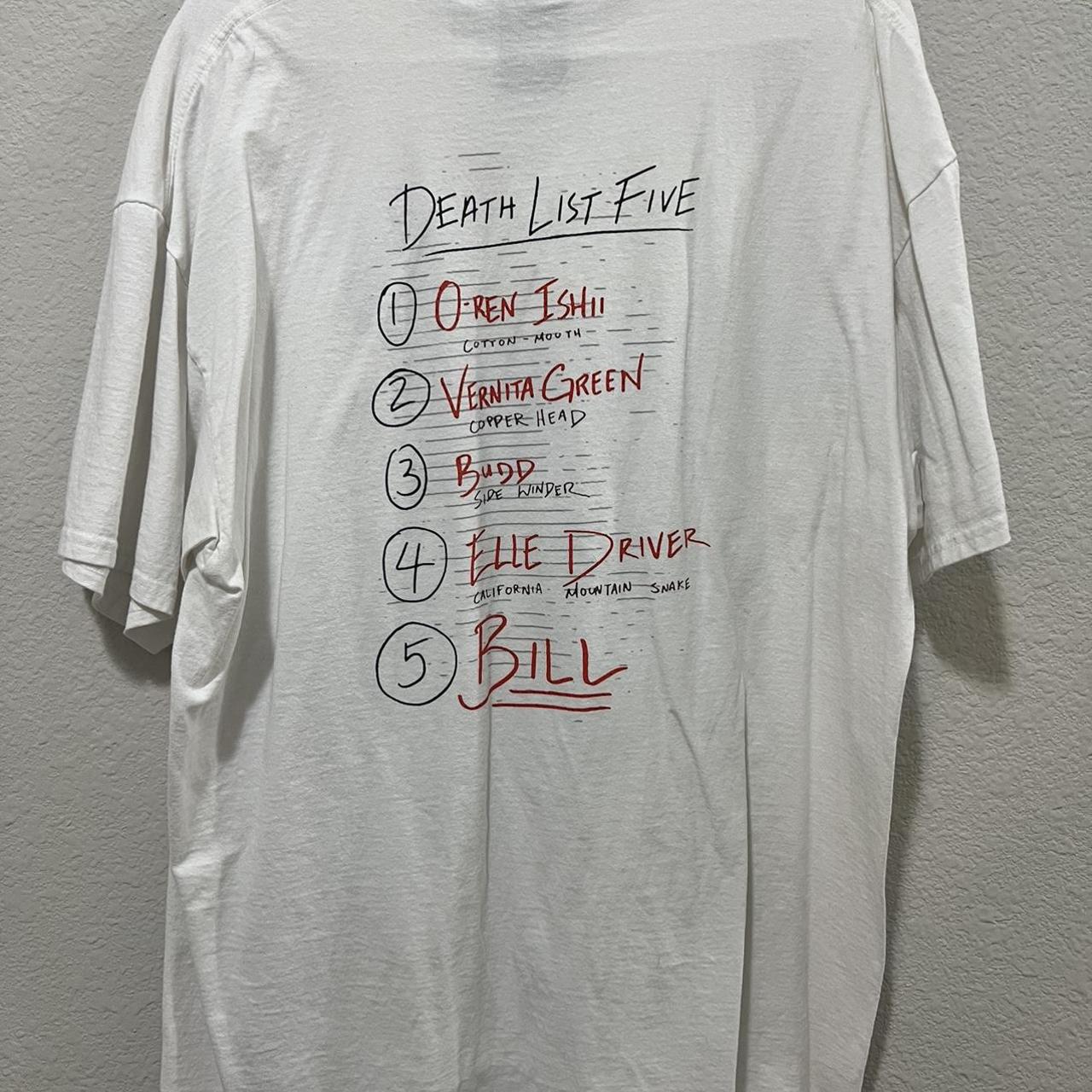 HUF x Kill Bill Death List White T-Shirt