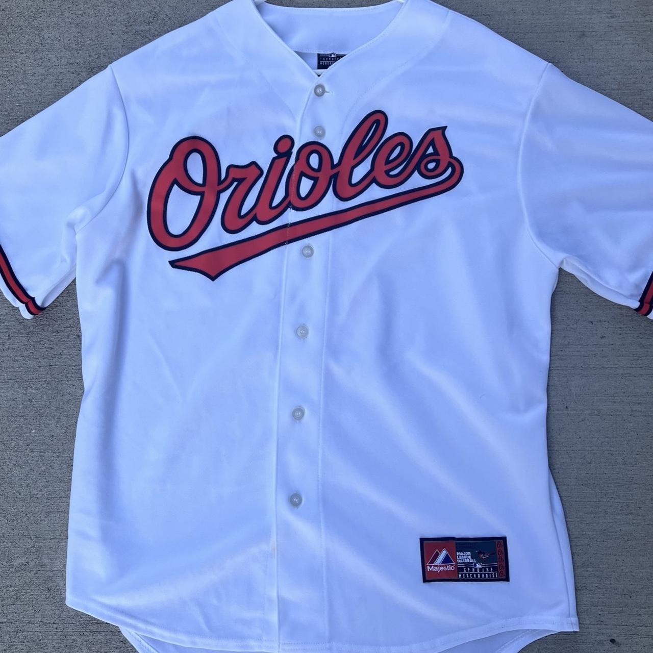 MLB Baltimore Orioles Baseball Majestic Mens Jersey - Depop