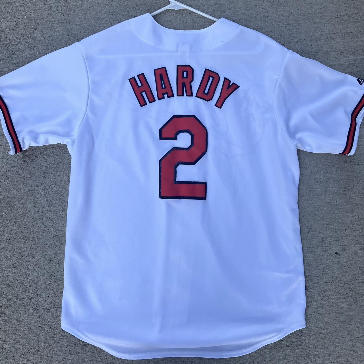 Men's J.J. Hardy Baltimore Orioles Authentic White Home Jersey