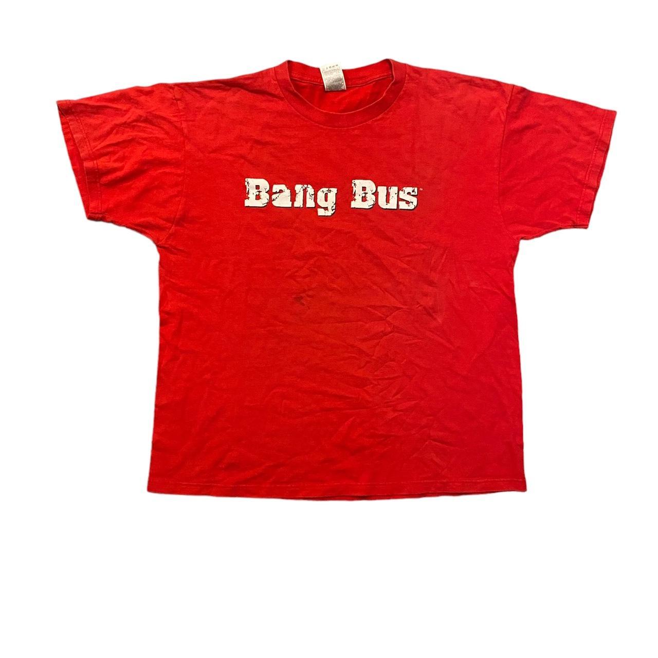 Vintage bang bus T-shirt skater wear porn T-shirt... - Depop