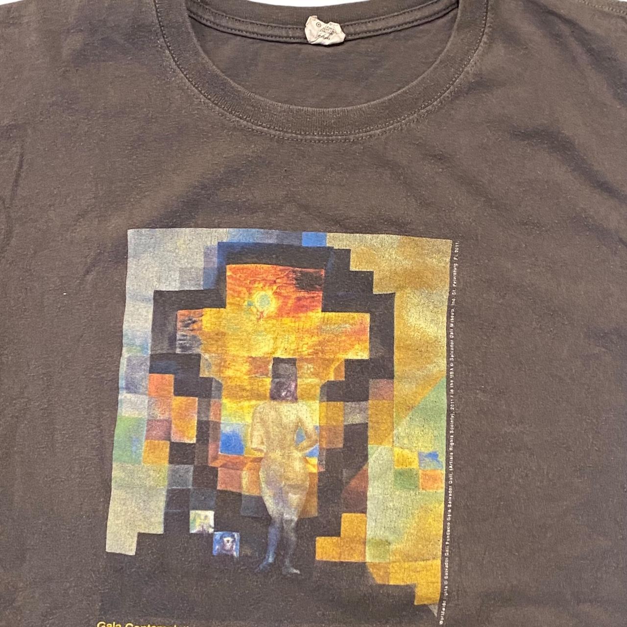 Vintage Salvador Dali museum T-shirt y2k crazy art... - Depop