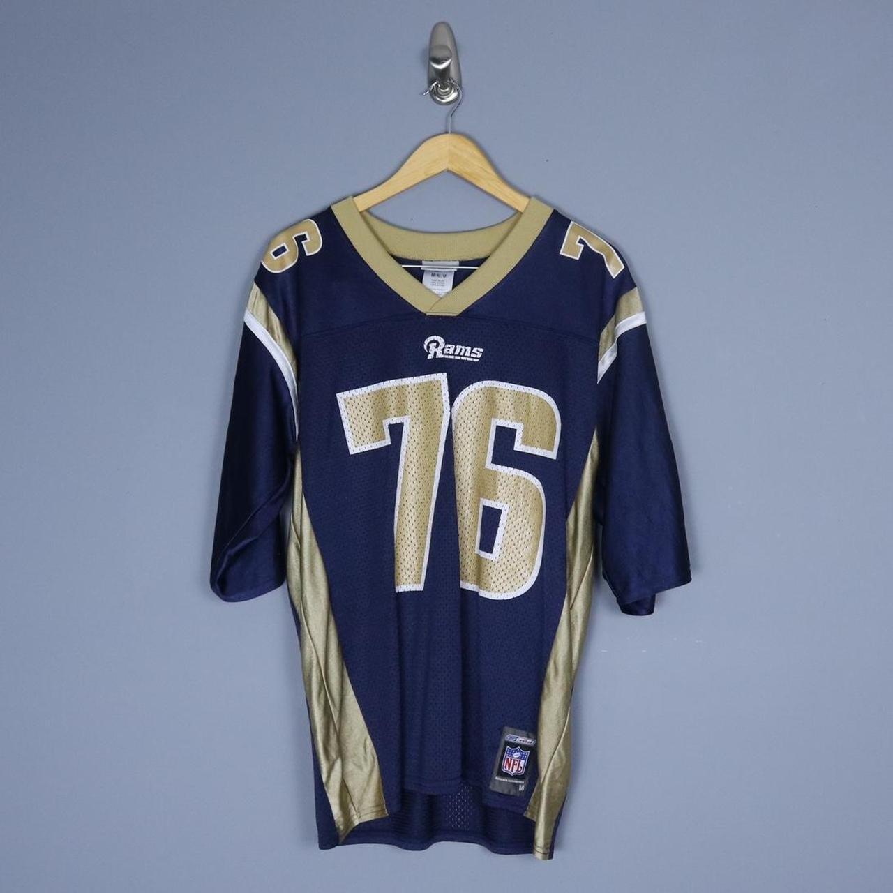 Vintage Rams NFL sports jersey by Nike. 100% - Depop