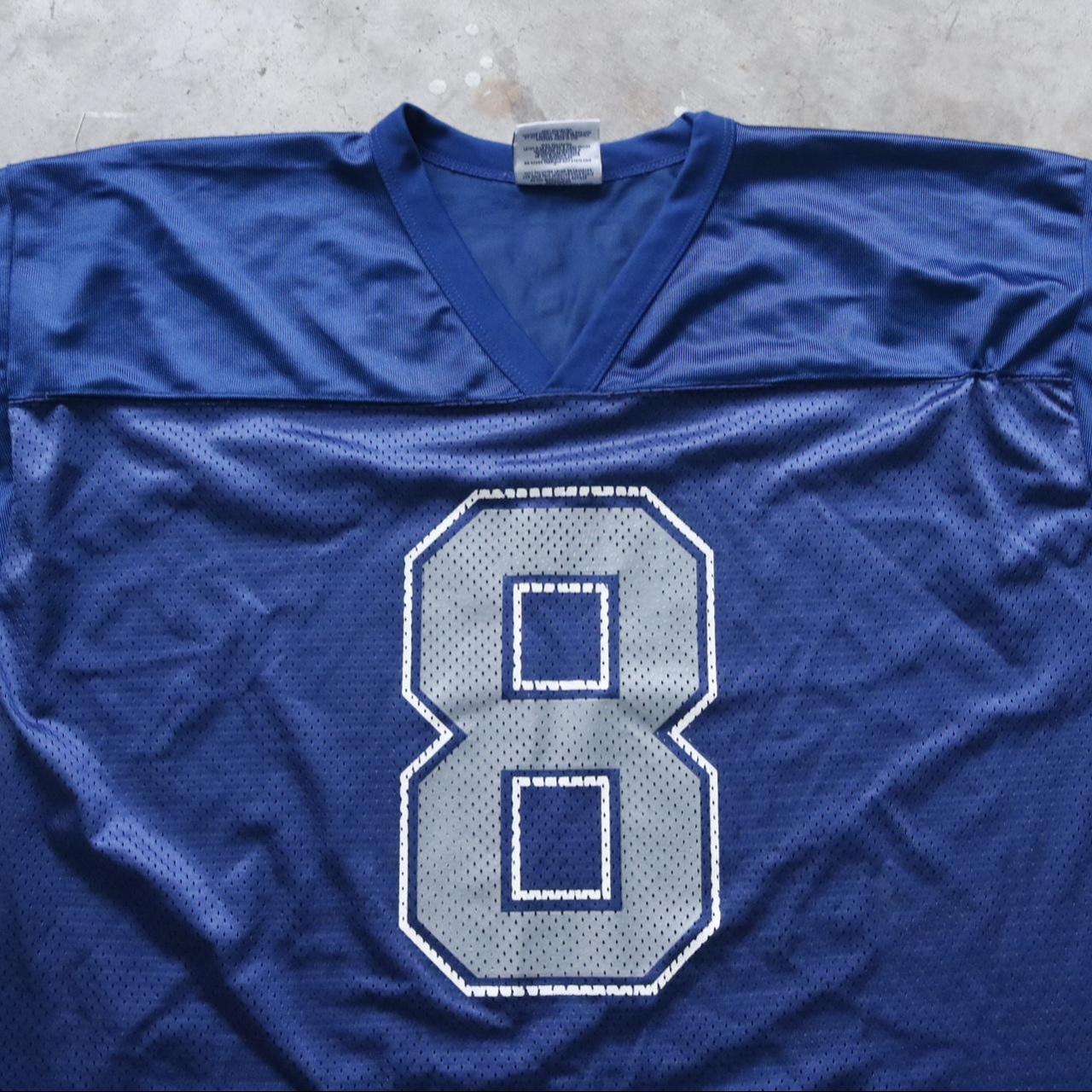 Vintage Dallas Cowboys Troy Aikman Jersey Tee Sz. - Depop