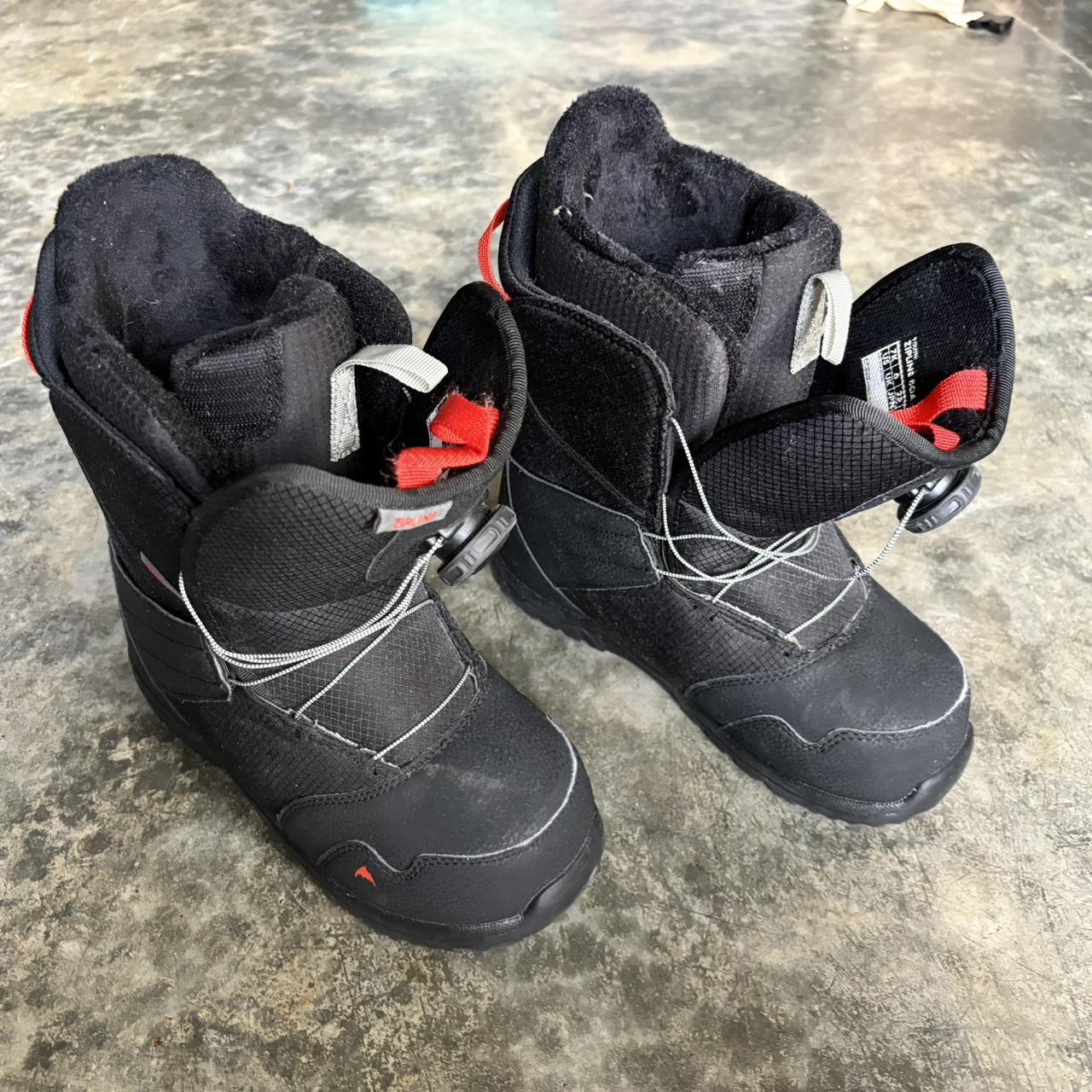 Kids' Burton Zipline BOA® Snowboard Boots Size US... - Depop