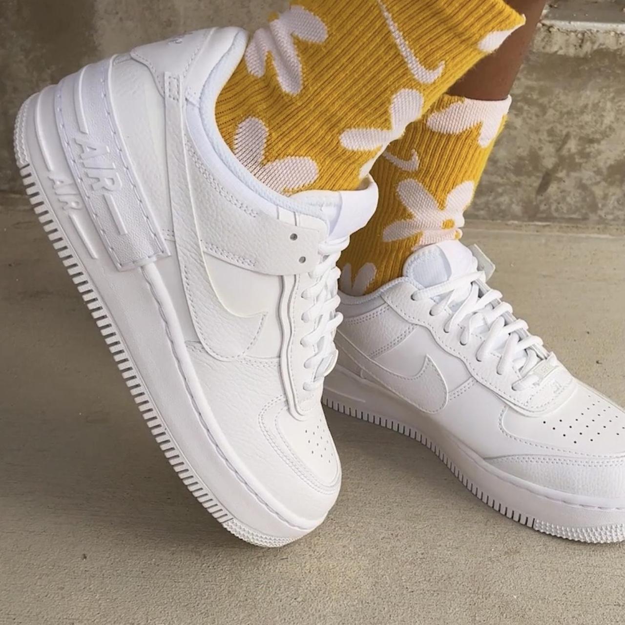 Nike air force 1 shadow white size 8 hotsell