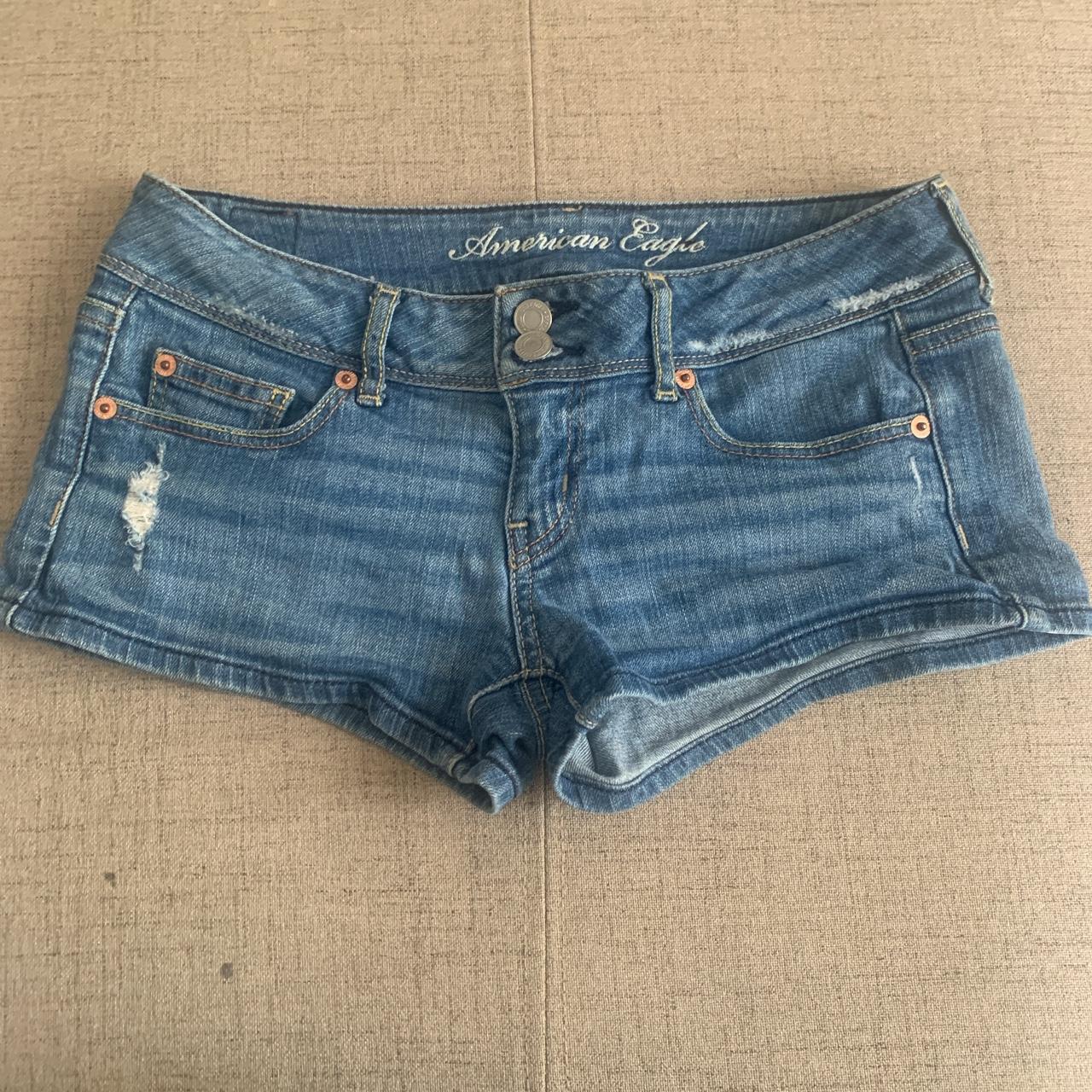 Women's Blue Shorts | Depop