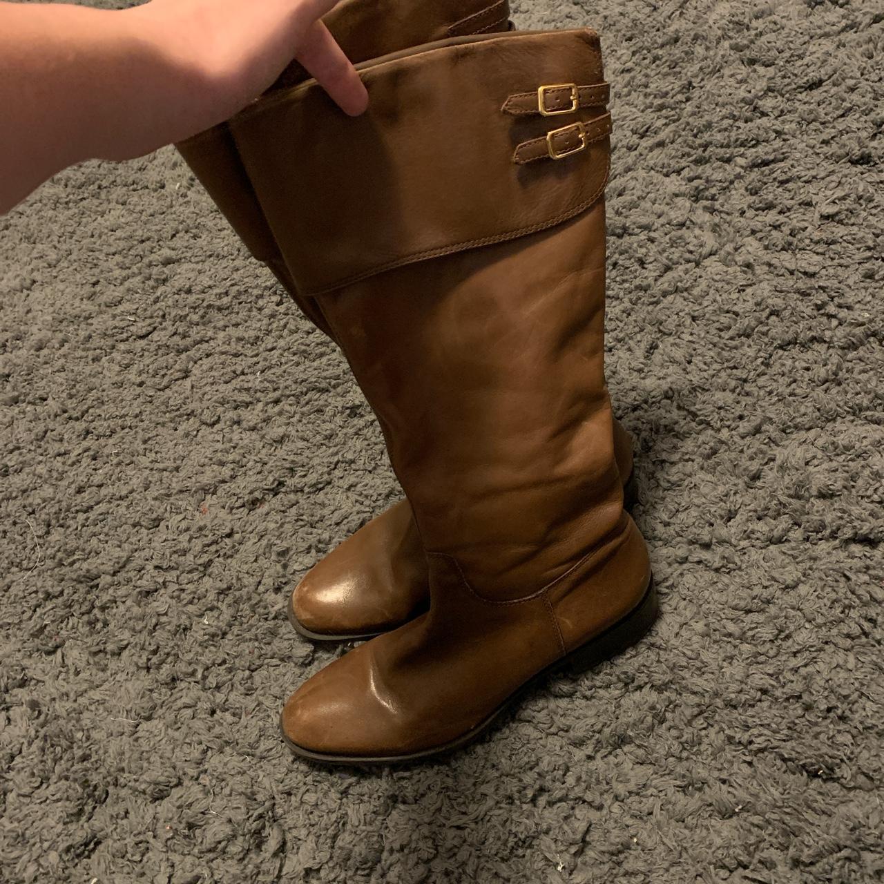 quynn leather buckle boots