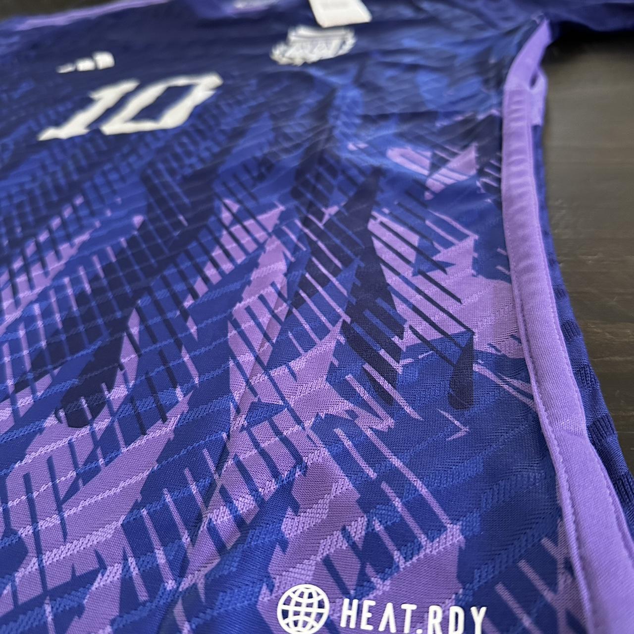 Argentina Away Purple Messi 10 Player version soccer - Depop