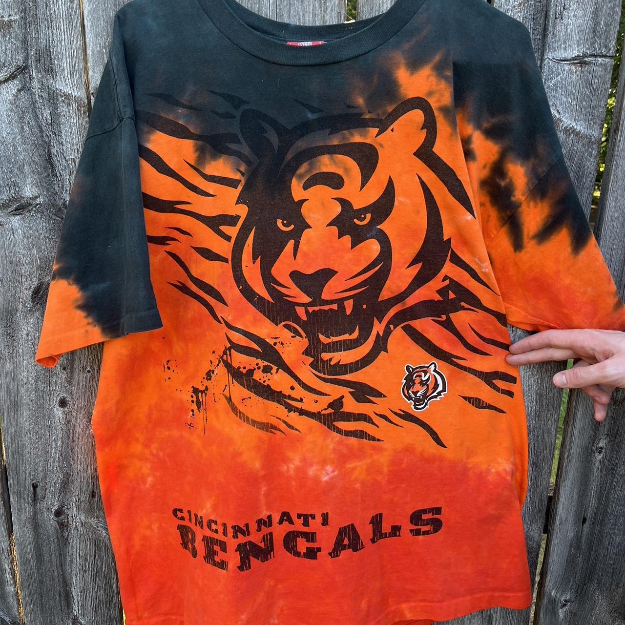 tie dye bengals shirt