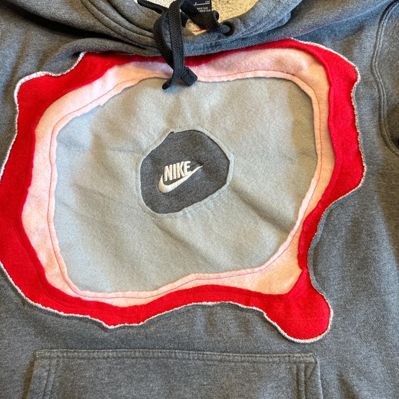 reworked nike hoodie