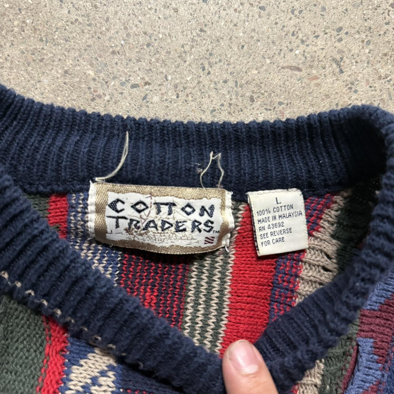 Coogi Men's Sweater - Multi/White - L – 90s Vinta… - image 2