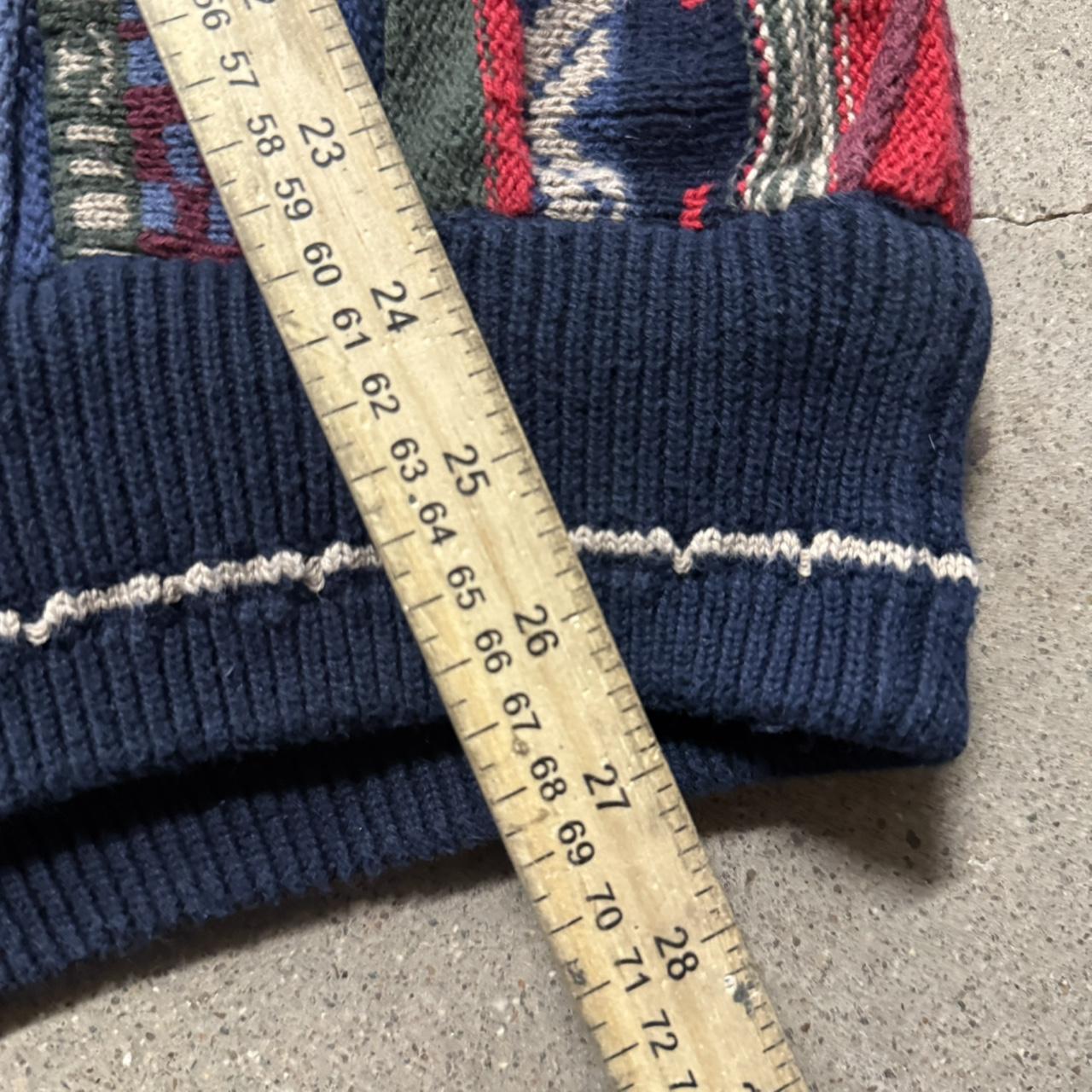 Coogi Men's Sweater - Multi/White - L – 90s Vinta… - image 4