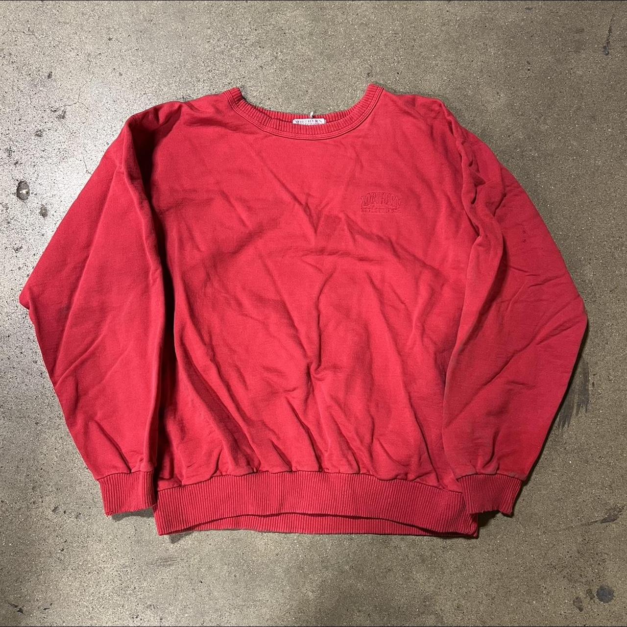 VINTAGE RED NORTHERN REFLECTIONS UNISEX SWEATSHIRT... - Depop