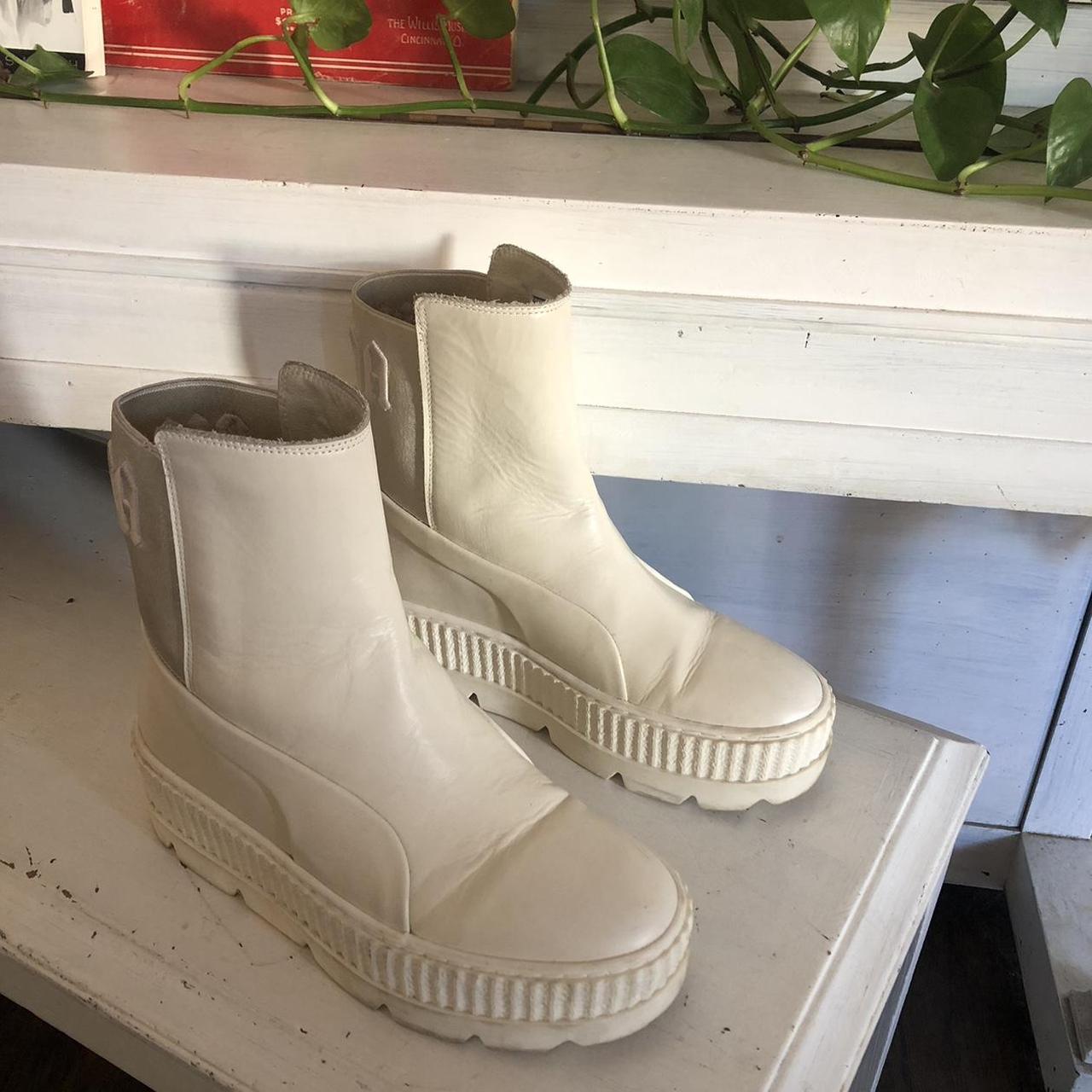 PUMA Women's Fenty X Chelsea Sneaker Boot Mid-Calf... - Depop