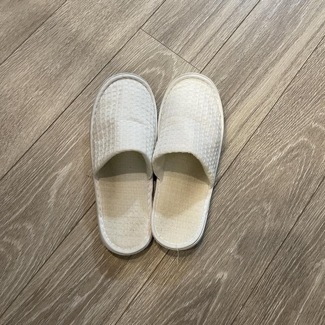 Men's white 2025 house slippers