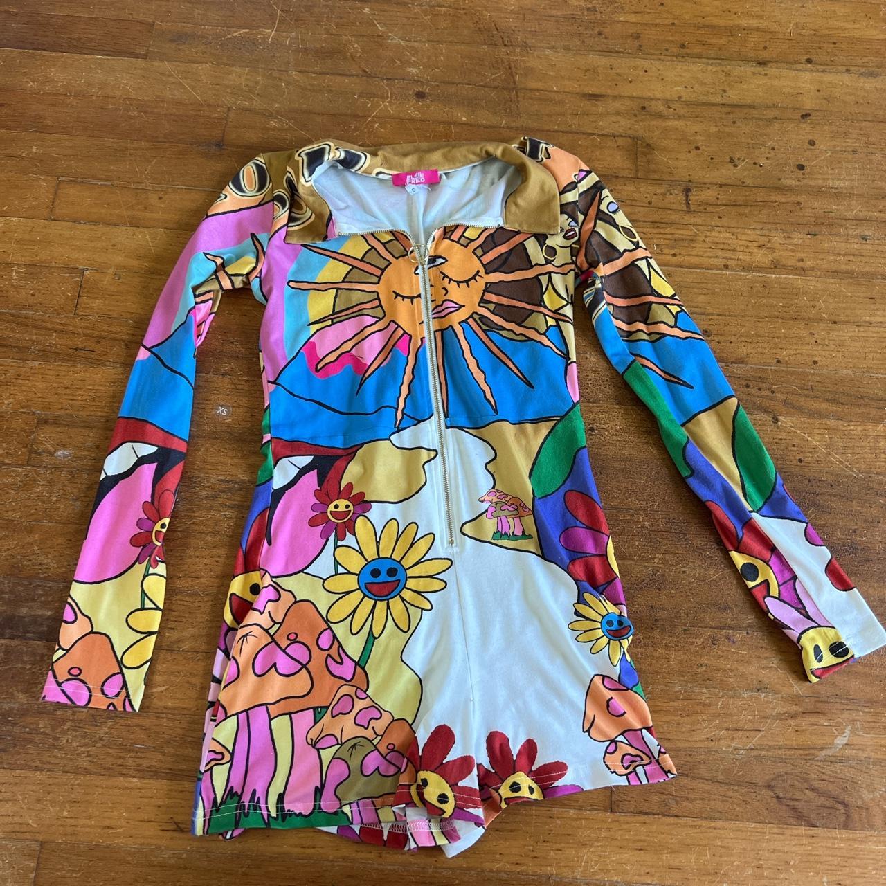 Elsie and Fred Women's Multi Playsuitromper Depop