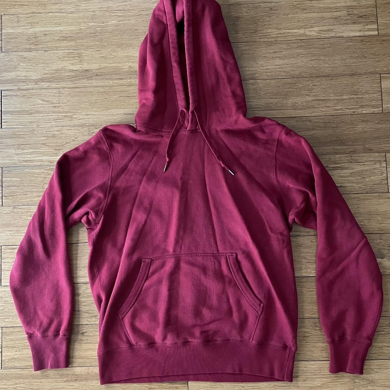 Red cheap hoodie uniqlo