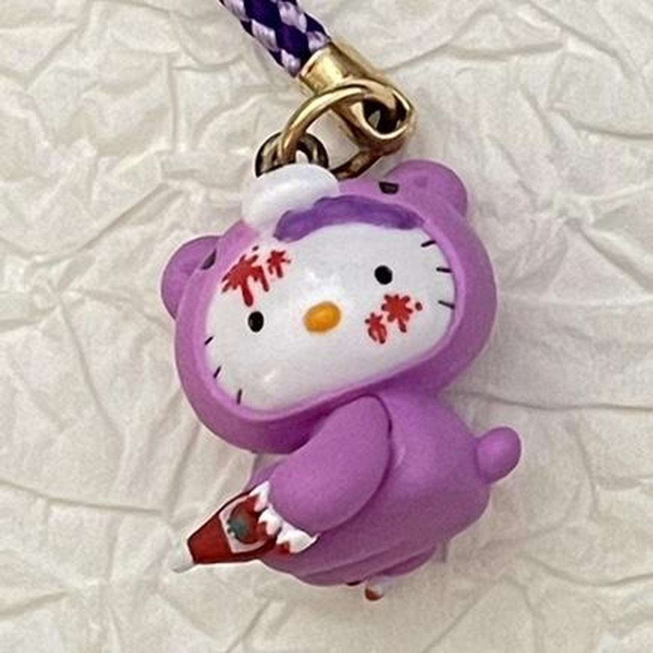 RARE Chax Gloomy Bear Hello outlets Kitty Hokkaido Exclusive Keychain Purple